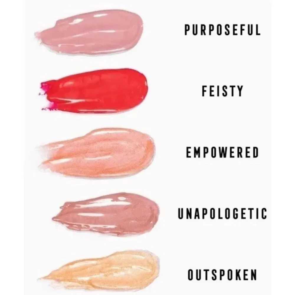 Bossy Cosmetics -Lip Plumping Gloss- Shade: Fiesty -High Shine- 0.20fl oz/ 6.2mL